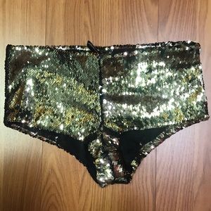 Rocky Horror sequin tap shorts Halloween